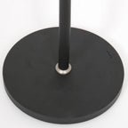 Vloerlamp Zenith 2 accu 4398ZW zwart met flexarm