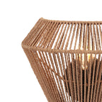Maze 4399CR – Wandlamp van crèmekleurig touw met natuurlijke charme