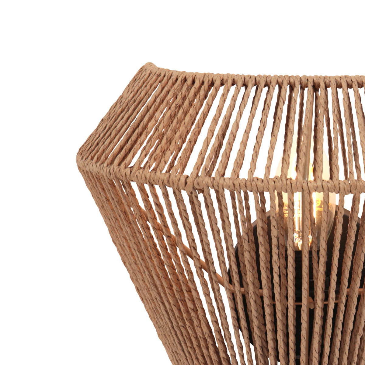 Maze 4399CR – Wandlamp van crèmekleurig touw met natuurlijke charme