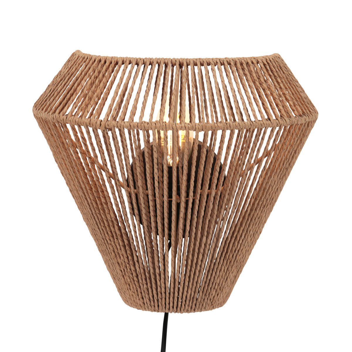 Maze 4399CR – Wandlamp van crèmekleurig touw met natuurlijke charme