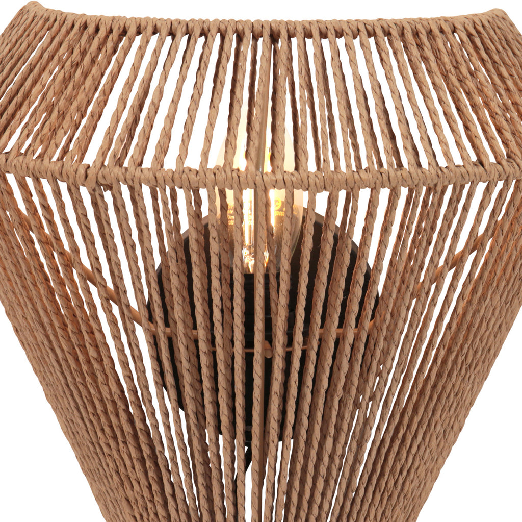 Maze 4399CR – Wandlamp van crèmekleurig touw met natuurlijke charme