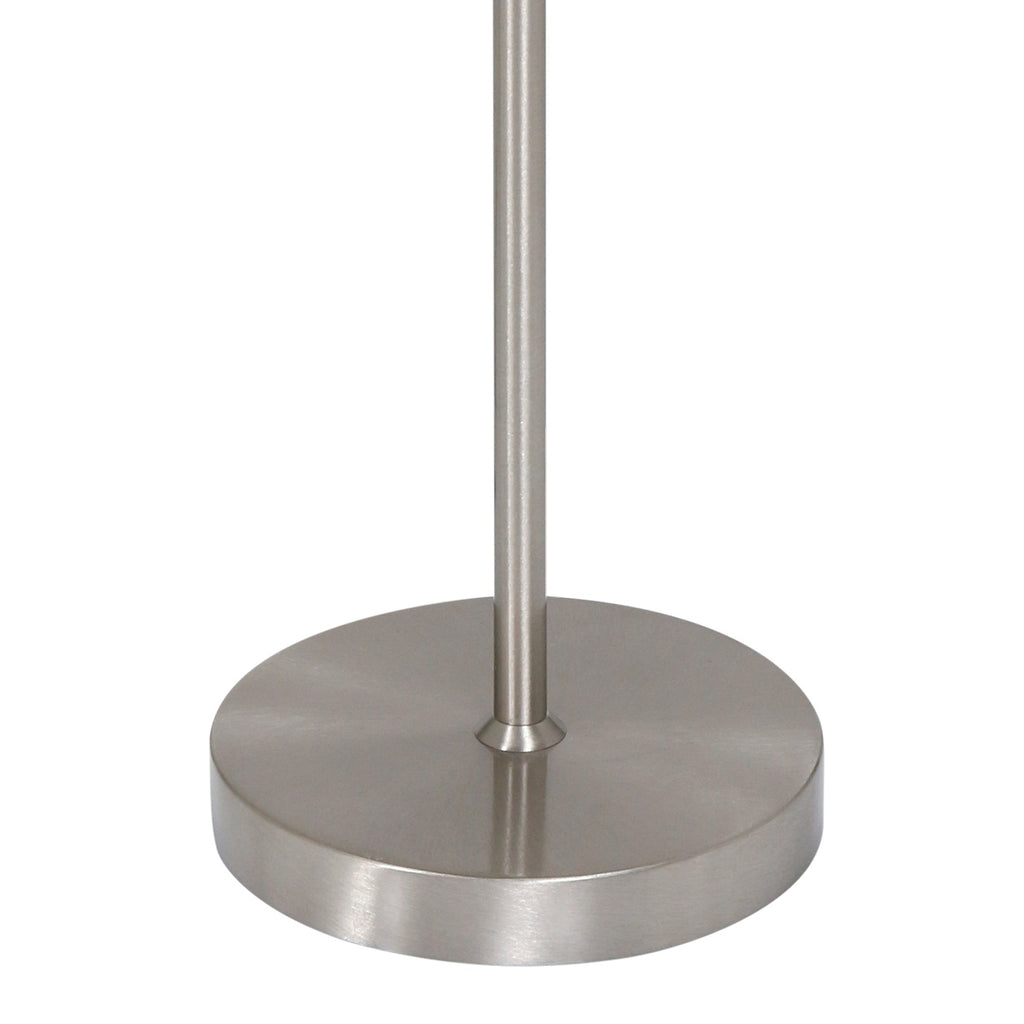 Tafellamp Noor 4413ST – Geborsteld staal met gouden velours kap