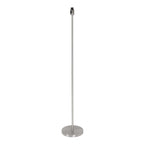 Vloerlamp Noor 4434ST – Geborsteld staal met groene velours kap