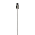 Vloerlamp Noor 4434ST – Geborsteld staal met groene velours kap