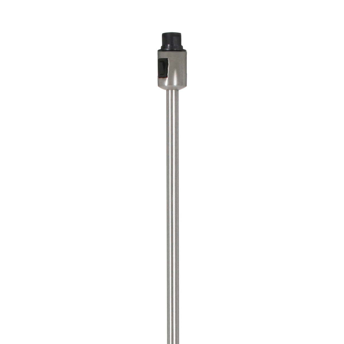Vloerlamp Noor 4434ST – Geborsteld staal met groene velours kap