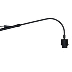 Wandlamp Maze Natural 4449ZW zwart met bamboe kap Ø60 cm