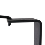 Wandlamp Vela Lino 4455ZW zwart met zwarte textiel kap Ø60 cm