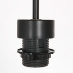 Nox Light 4476ZW – gevlochten bamboe in zwart en naturel Ø50