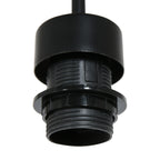 Nox Light 4477ZW – hanglamp met halfronde bamboe kap 60 cm