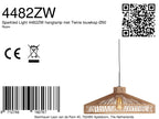 Hanglamp Ropex 4482ZW – touwdesign sfeervol en natuurlijk