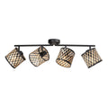 Wand-/plafondlamp Sumba 4490ZW – quad bamboe design
