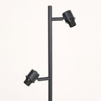 Vloerlamp Sumba 4492ZW – zwart met dubbel bamboe design