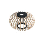Hanglamp Silva 4524ZW – 5-lichts bamboe design Ø31cm trendy