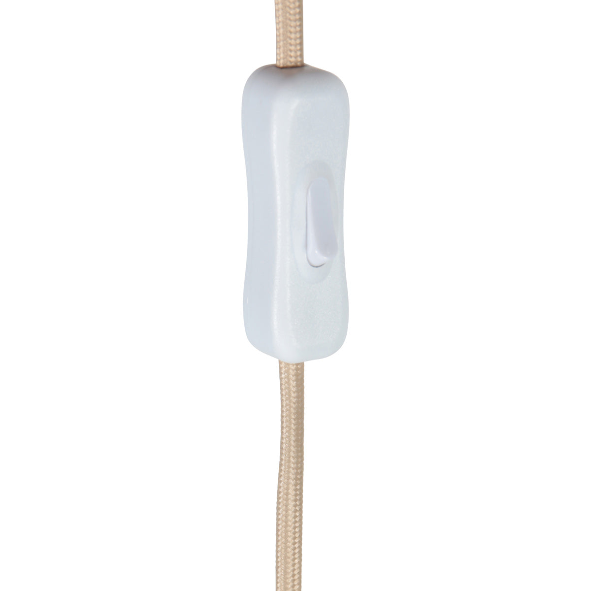 Travino 4558CR tafellamp met travertin voet en linnen kap