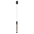 Hanglamp Alisio 4577ZW 1-lichts luxe glas in zwart