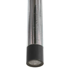 Hanglamp Alisio 4579ZW 5-lichts luxe vide lamp van glas in zwart