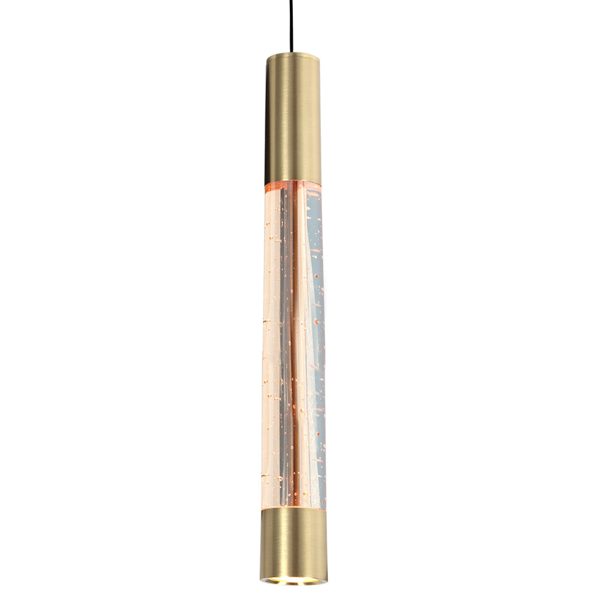 Hanglamp Alisio 4580ME 8-lichts luxe glas in messing