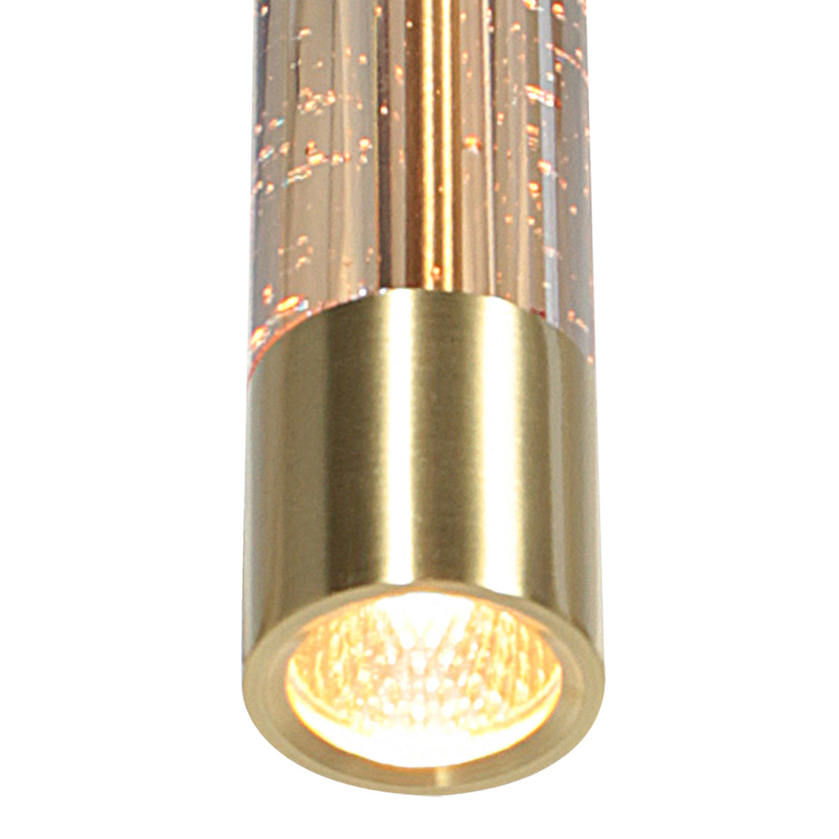 Hanglamp Alisio 4580ME 8-lichts luxe glas in messing