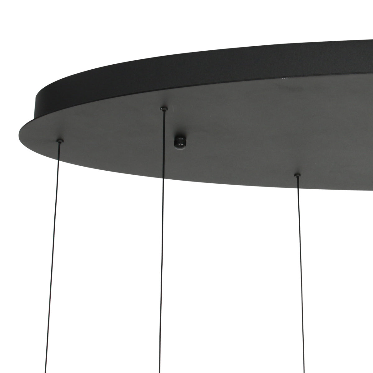 Hanglamp Alisio 4580ZW 8-lichts luxe glas in zwart