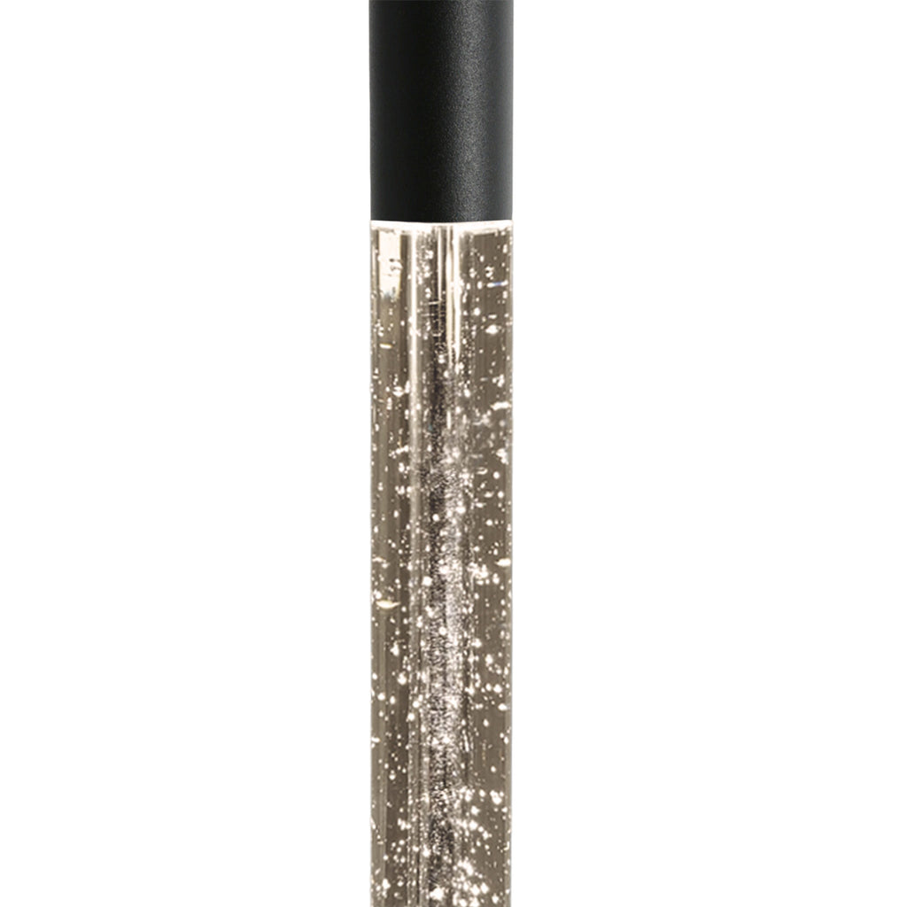 Hanglamp Alisio 4580ZW 8-lichts luxe glas in zwart