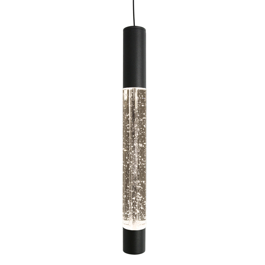 Hanglamp Alisio 4580ZW 8-lichts luxe glas in zwart