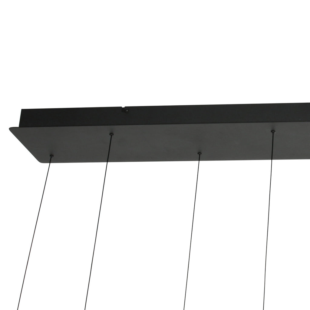 Hanglamp Alisio 4581ME 8-lichts luxe glas in messing
