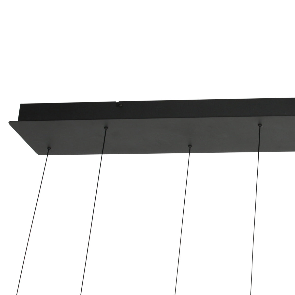 Hanglamp Alisio 4581ZW 8-lichts luxe glas in zwart
