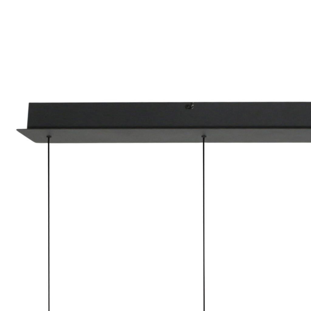 Belluno 4586ME – Luxe messing zwarte hanglamp met lift systeem
