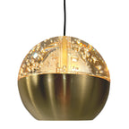 Belluno 4586ME – Luxe messing zwarte hanglamp met lift systeem