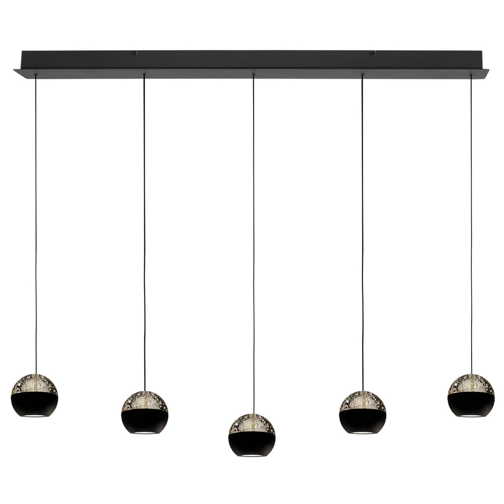 Belluno 4586ZW – 5-lichts hanglamp met cable lift