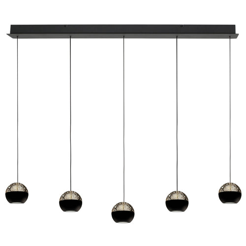 Belluno 4586ZW – 5-lichts hanglamp met cable lift