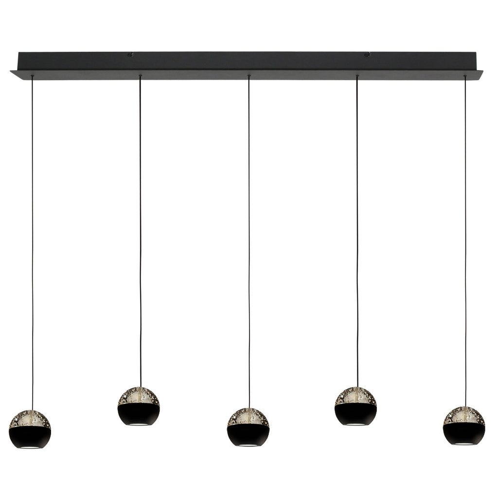 Belluno 4586ZW – 5-lichts hanglamp met cable lift