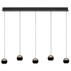 Belluno 4586ZW – 5-lichts hanglamp met cable lift
