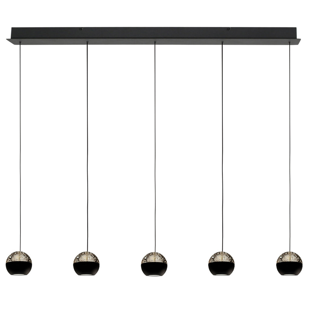 Belluno 4586ZW – 5-lichts hanglamp met cable lift