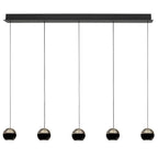 Belluno 4586ZW – 5-lichts hanglamp met cable lift