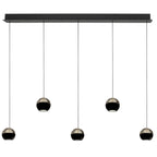 Belluno 4586ZW – 5-lichts hanglamp met cable lift