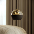 Belluno 4587ZW – 1-lichts hanglamp zwart met cable lift