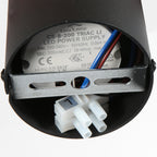 Belluno 4587ZW – 1-lichts hanglamp zwart met cable lift
