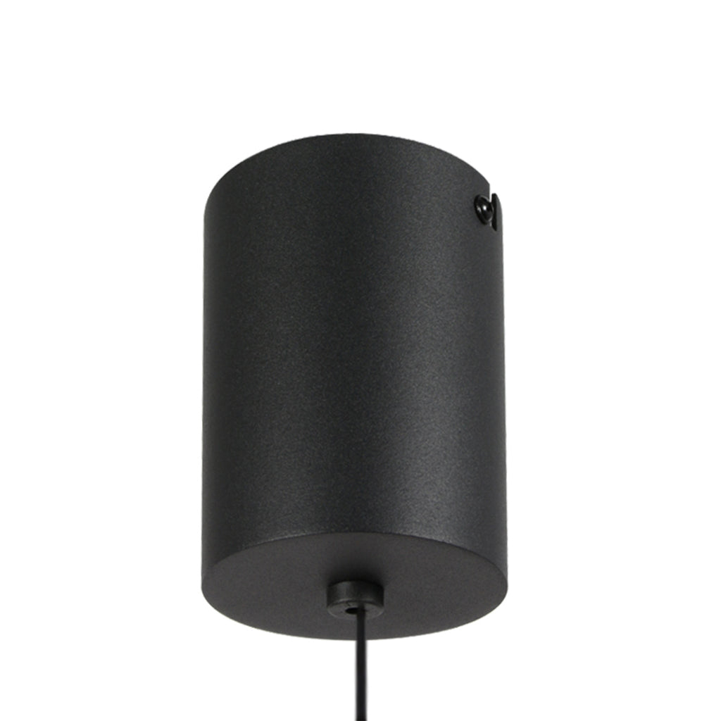 Belluno 4587ZW – 1-lichts hanglamp zwart met cable lift