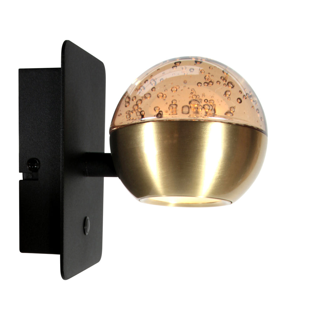 Belluno 4588ME – Messing wandlamp met warme sfeer