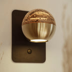 Belluno 4588ME – Messing wandlamp met warme sfeer