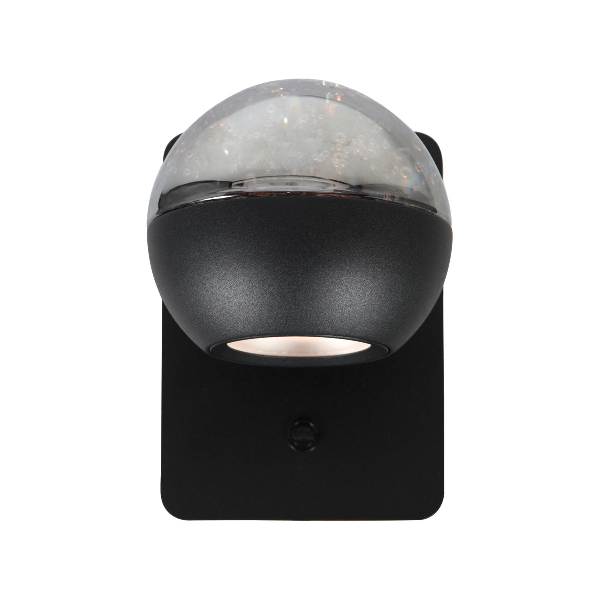 Belluno 4588ZW – Zwarte 1-lichts wandlamp dimbaar