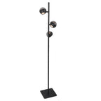 Belluno 4590ZW – 3-lichts vloerlamp smoke glas