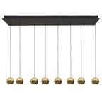 Belluno 4592ME – 8-lichts hanglamp met cable lift