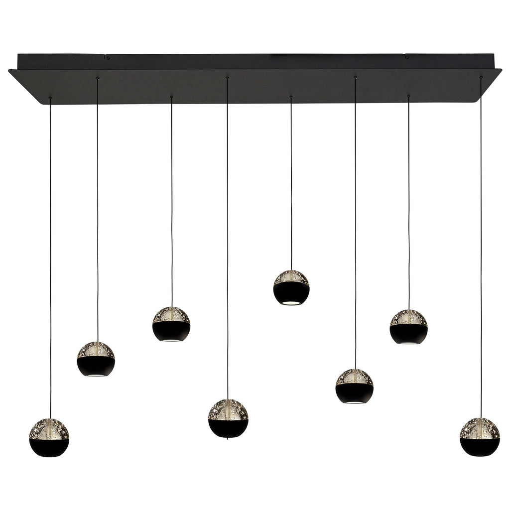 Belluno 4592ZW – 8-lichts hanglamp met cable lift