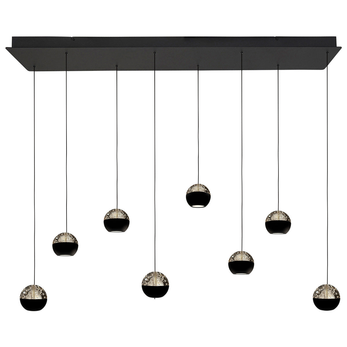 Belluno 4592ZW – 8-lichts hanglamp met cable lift