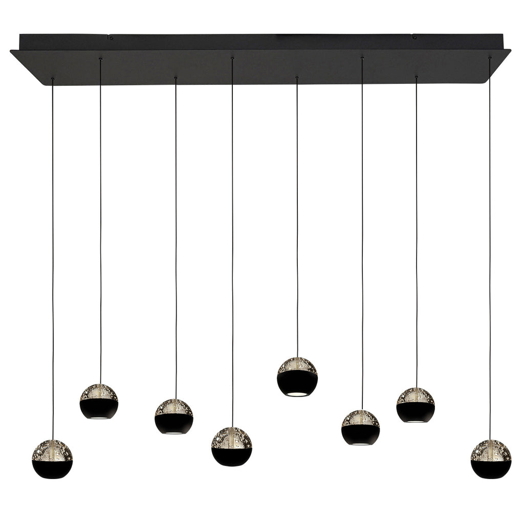 Belluno 4592ZW – 8-lichts hanglamp met cable lift