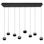 Belluno 4592ZW – 8-lichts hanglamp met cable lift