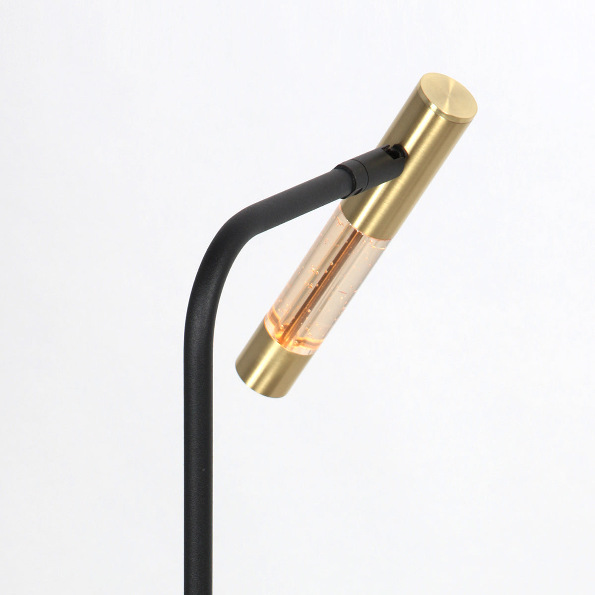 Tafellamp Alisio 4593ME 1-lichts luxe glas in messing met push dimmer