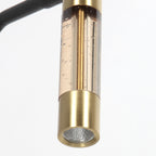 Tafellamp Alisio 4593ME 1-lichts luxe glas in messing met push dimmer